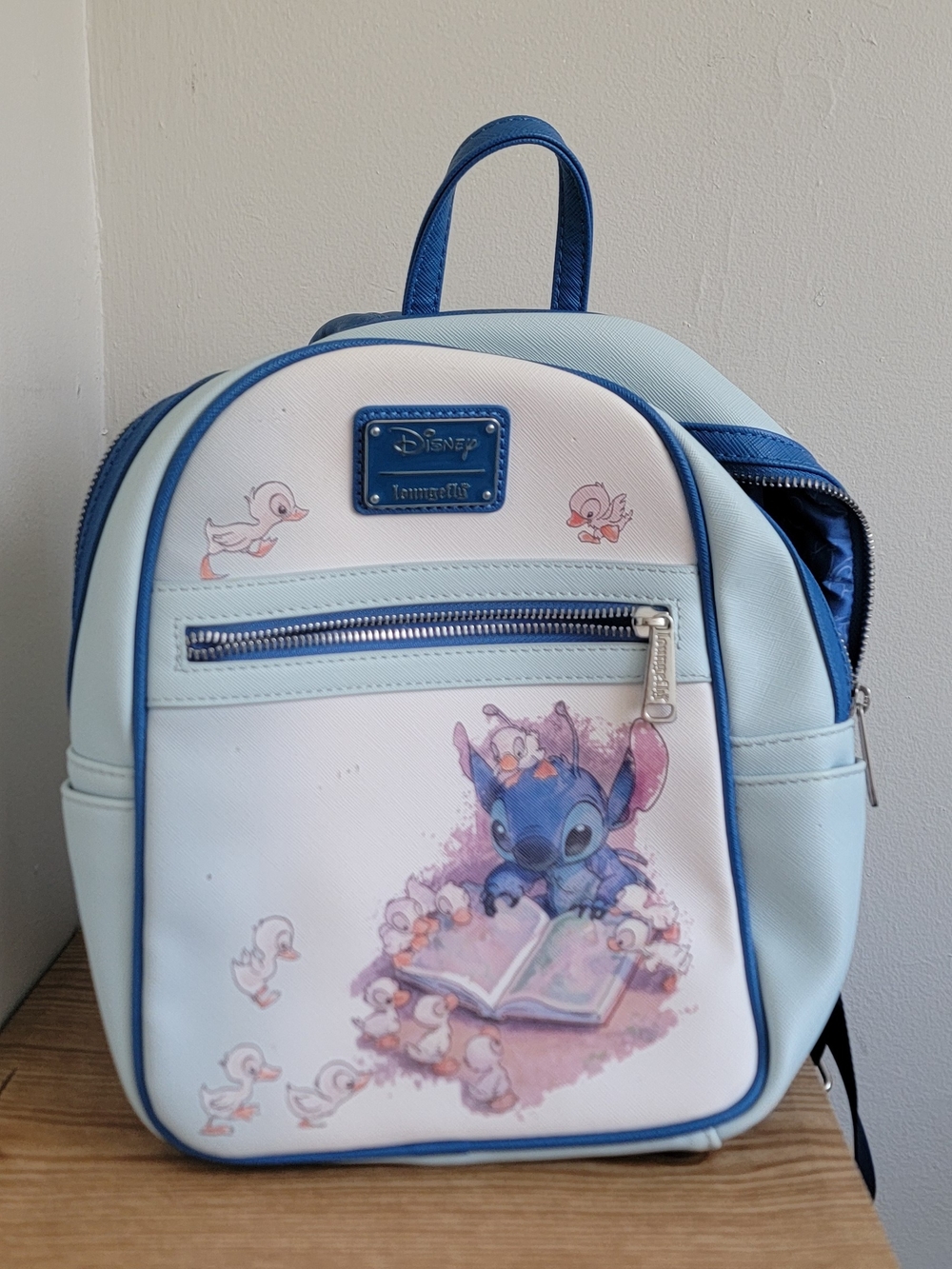 Loungefly Blue Stitch Kids Mini Backpack